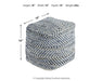 Chevron Pouf - Golden Home Furniture (Columbus, OH) - Multi Location