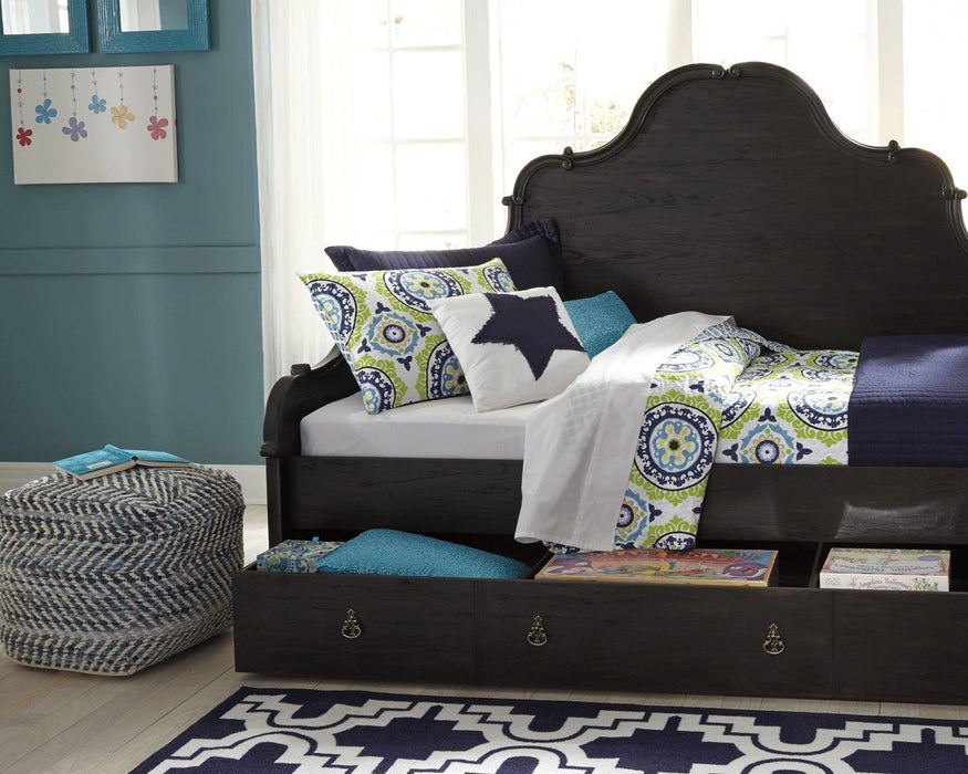 Chevron Pouf - Golden Home Furniture (Columbus, OH) - Multi Location