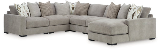 Aslan Court Sectional with Chaise - Golden Home Furniture (Columbus, OH) - Multi Location