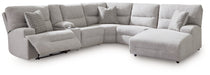 Acklen Place Power Reclining Sectional with Chaise - Golden Home Furniture (Columbus, OH) - Multi Location