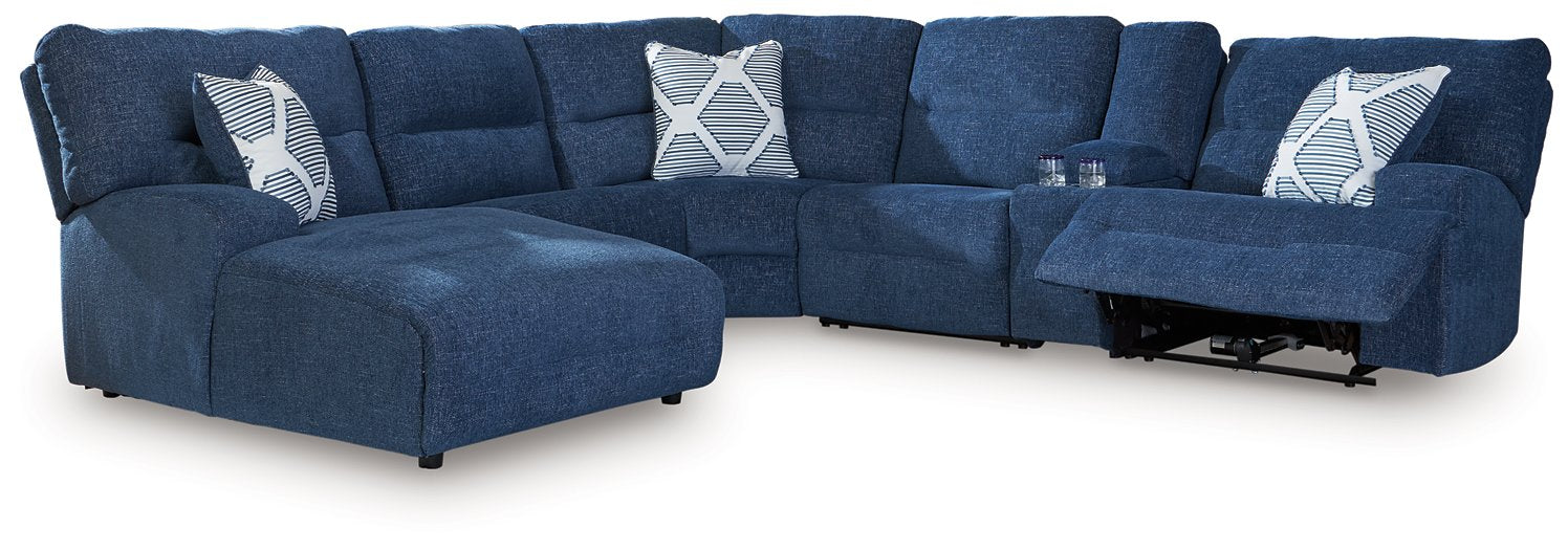 Acklen Place Power Reclining Sectional with Chaise - Golden Home Furniture (Columbus, OH) - Multi Location