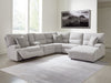 Acklen Place Power Reclining Sectional with Chaise - Golden Home Furniture (Columbus, OH) - Multi Location