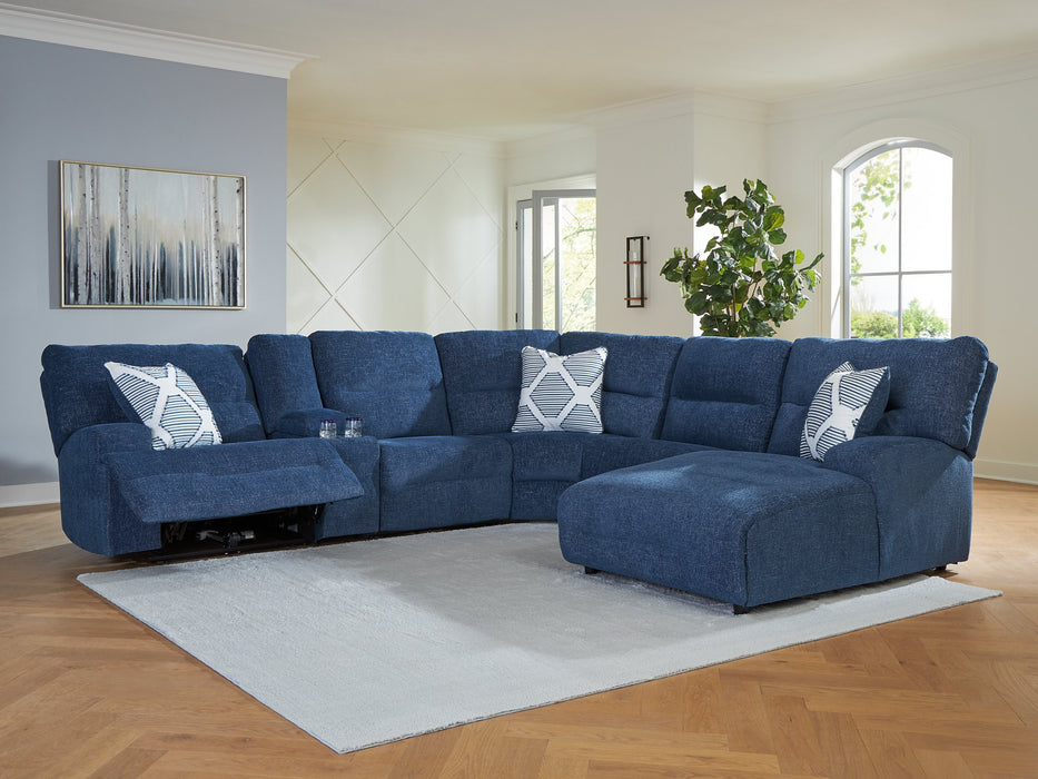 Acklen Place Power Reclining Sectional with Chaise - Golden Home Furniture (Columbus, OH) - Multi Location