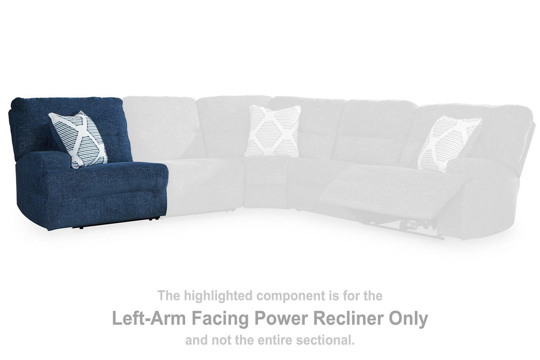 Acklen Place Power Reclining Sectional with Chaise - Golden Home Furniture (Columbus, OH) - Multi Location