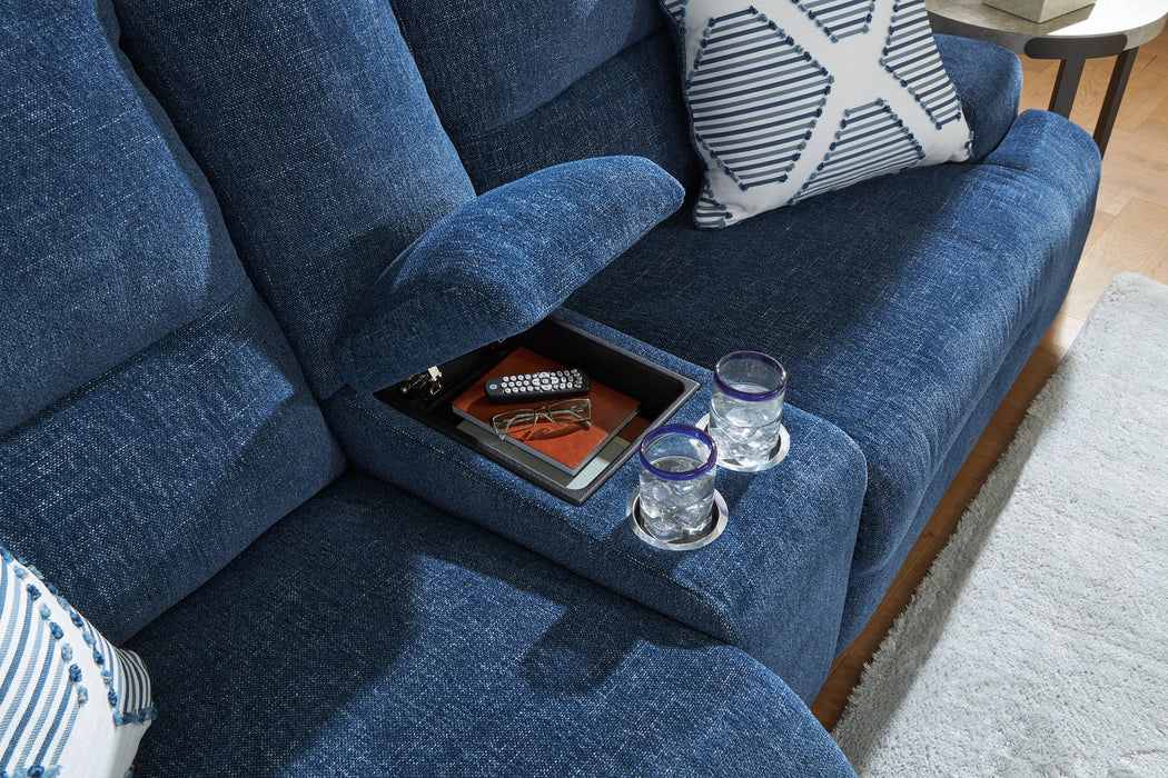 Acklen Place Power Reclining Sectional with Chaise - Golden Home Furniture (Columbus, OH) - Multi Location