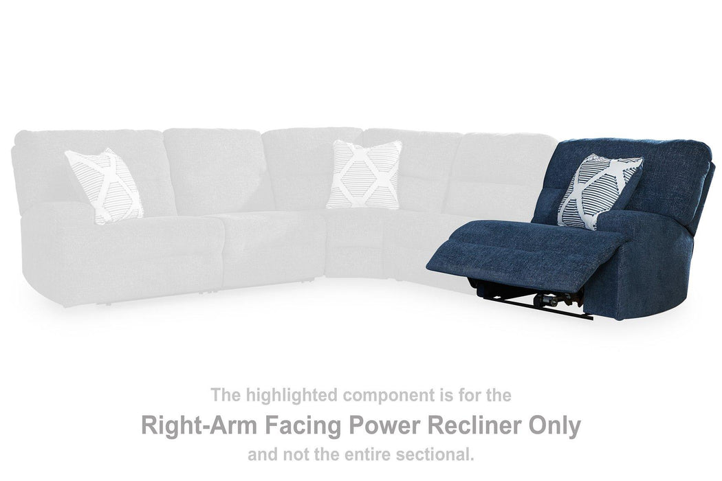 Acklen Place Power Reclining Sectional with Chaise - Golden Home Furniture (Columbus, OH) - Multi Location