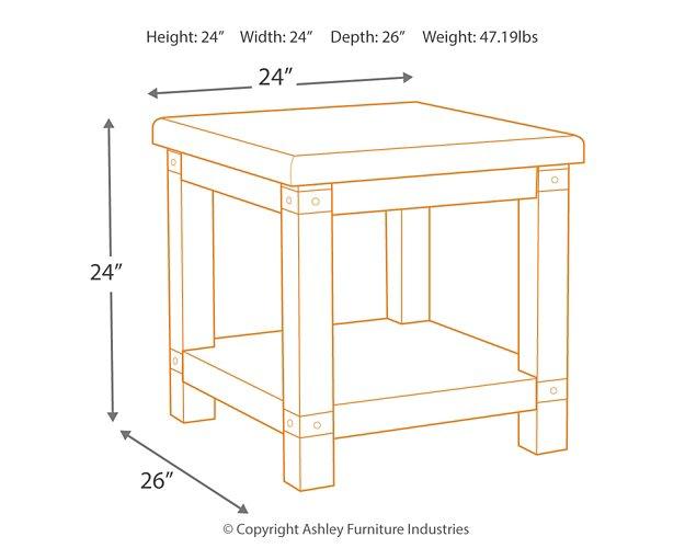 Carynhurst End Table Set - Golden Home Furniture (Columbus, OH) - Multi Location