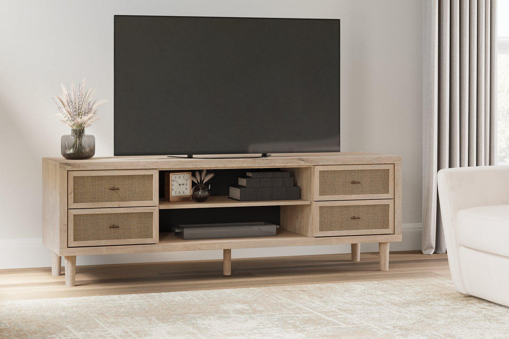 Cielden 72" TV Stand with Electric Fireplace - Golden Home Furniture (Columbus, OH) - Multi Location