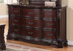 Crown Mark Furniture Sheffield Drawer Dresser in Dark Cherry - Golden Home Furniture (Columbus, OH) - Multi Location