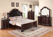 Crown Mark Furniture Sheffield 6-Drawer Chest in Dark Cherry - Golden Home Furniture (Columbus, OH) - Multi Location