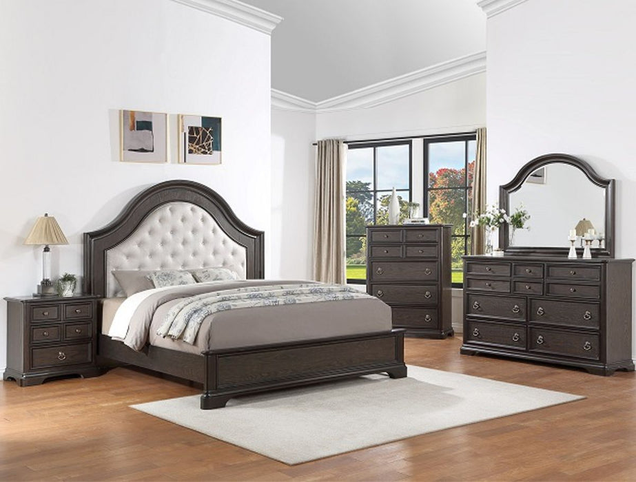 Crown Mark Furniture Duke Queen Bed in Dark Brown - Golden Home Furniture (Columbus, OH) - Multi Location