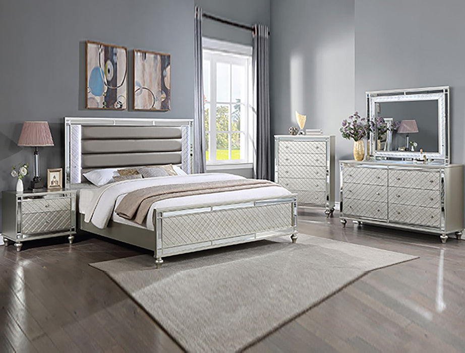Crown Mark Furniture Cristian 6 Drawer Dresser in Beige - Golden Home Furniture (Columbus, OH) - Multi Location