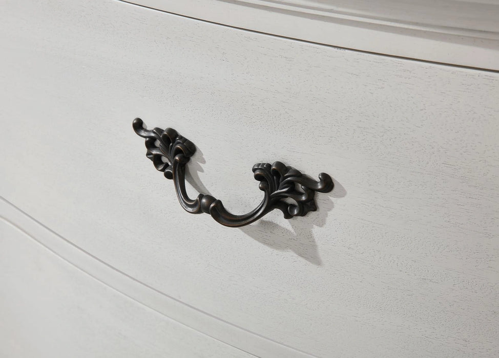 Antique White King Bed
