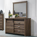 Crown Mark Furniture Calhoun Dresser in Brown - Golden Home Furniture (Columbus, OH) - Multi Location