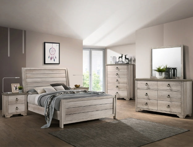 Crown Mark Patterson Nightstand in Driftwood Grey - Golden Home Furniture (Columbus, OH) - Multi Location