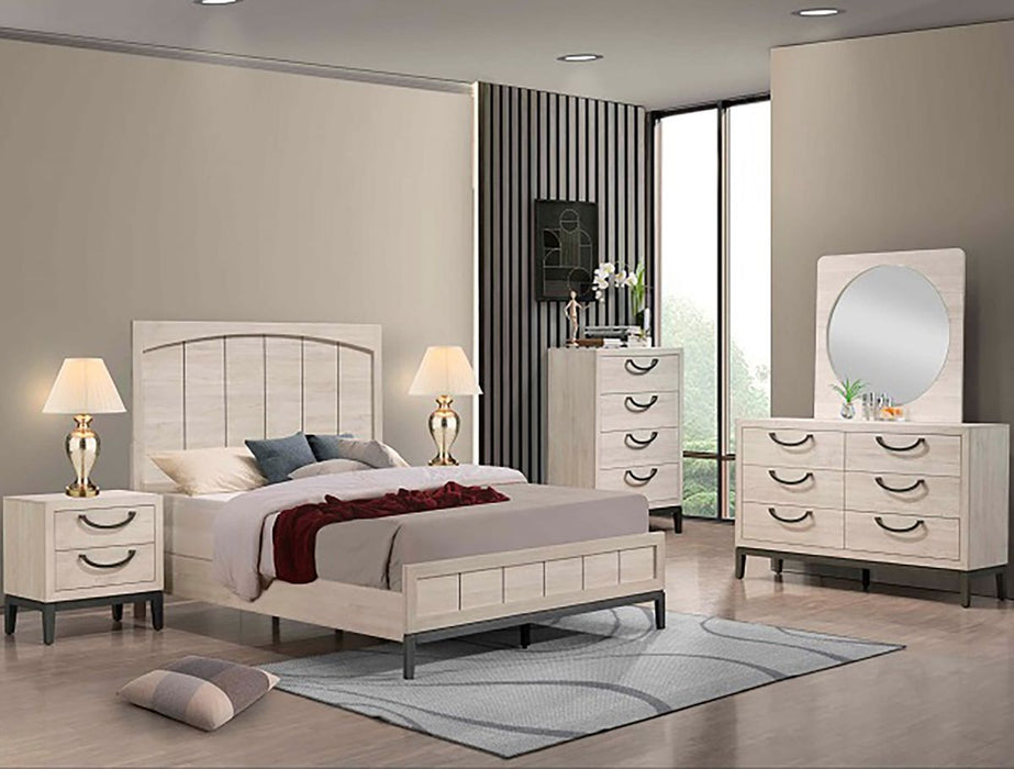 Crown Mark Furniture Veda 6 Drawer Dresser in Beige - Golden Home Furniture (Columbus, OH) - Multi Location