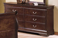 Crown Mark Furniture Louis Philip Dresser in Dark Cherry - Golden Home Furniture (Columbus, OH) - Multi Location