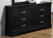 Crown Mark Furniture Louis Philip Dresser in Black - Golden Home Furniture (Columbus, OH) - Multi Location