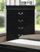 Crown Mark Furniture Louis Philip Drawer Chest in Black - Golden Home Furniture (Columbus, OH) - Multi Location