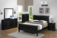 Crown Mark Furniture Louis Philip Twin Bed in Black - Golden Home Furniture (Columbus, OH) - Multi Location
