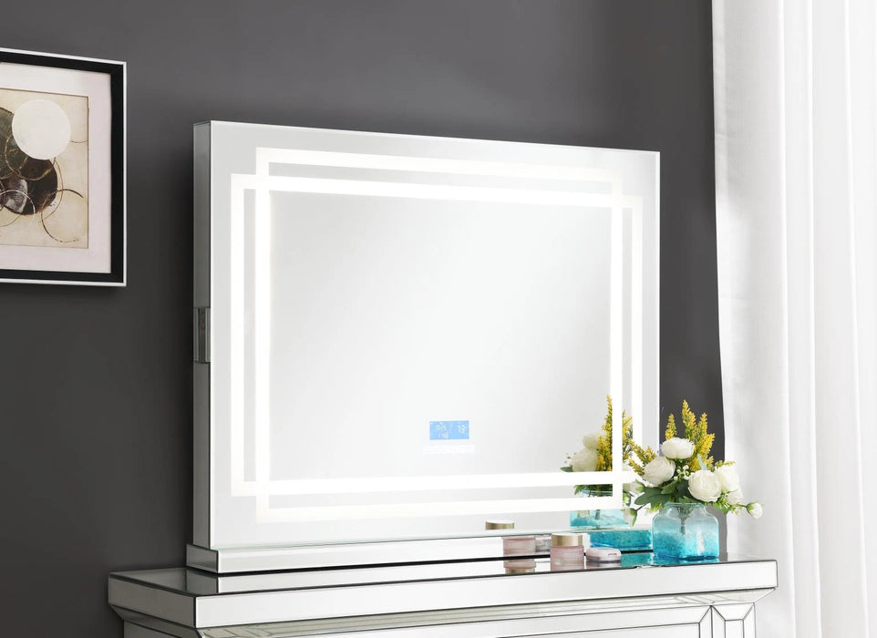 G-316 Glamour Vanity Set-Dresser With Mirror Bluetooth Speaker With Lights