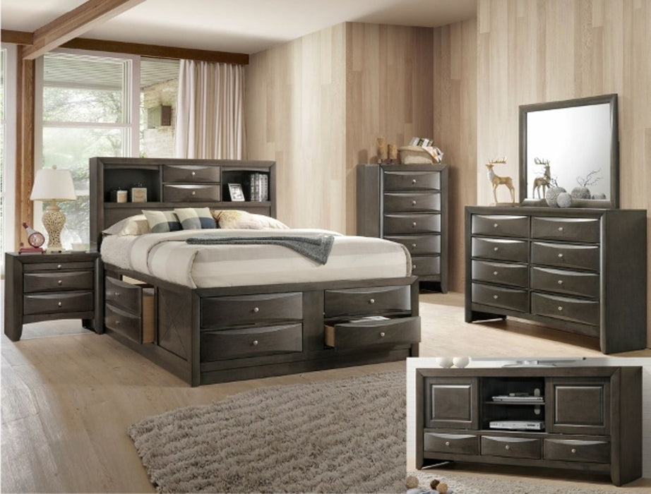 Crown Mark Emily Tv Stand in Grey - Golden Home Furniture (Columbus, OH) - Multi Location