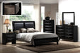 Crown Mark Furniture Emily Nightstand in Black - Golden Home Furniture (Columbus, OH) - Multi Location