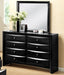 Crown Mark Furniture Emily Dresser Mirror in Black - Golden Home Furniture (Columbus, OH) - Multi Location