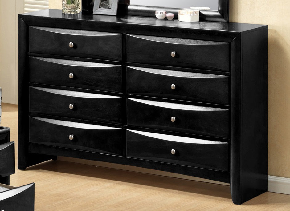 Crown Mark Furniture Emily Dresser in Black - Golden Home Furniture (Columbus, OH) - Multi Location