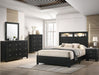 Crown Mark Furniture Cadence 4 Drawer Chest in Black - Golden Home Furniture (Columbus, OH) - Multi Location