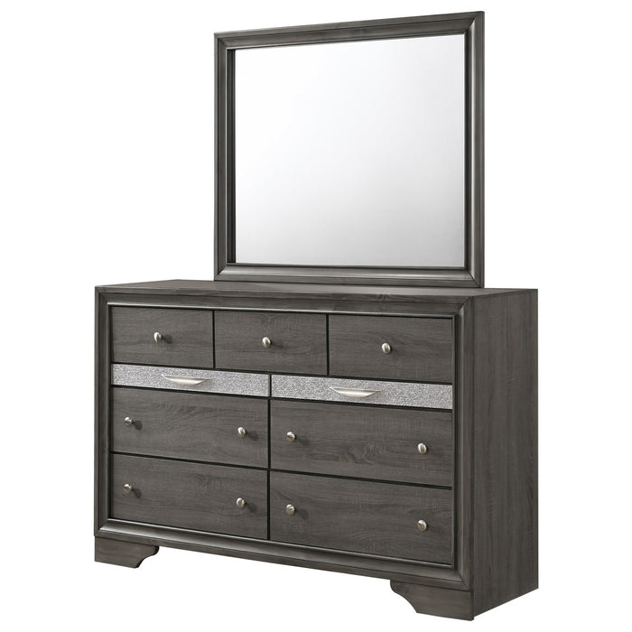 Crown Mark Regata Dresser in Grey - Golden Home Furniture (Columbus, OH) - Multi Location