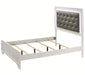 Crown Mark Furniture Lyssa Queen Upholstered Bed in White B4310-Q - Golden Home Furniture (Columbus, OH) - Multi Location