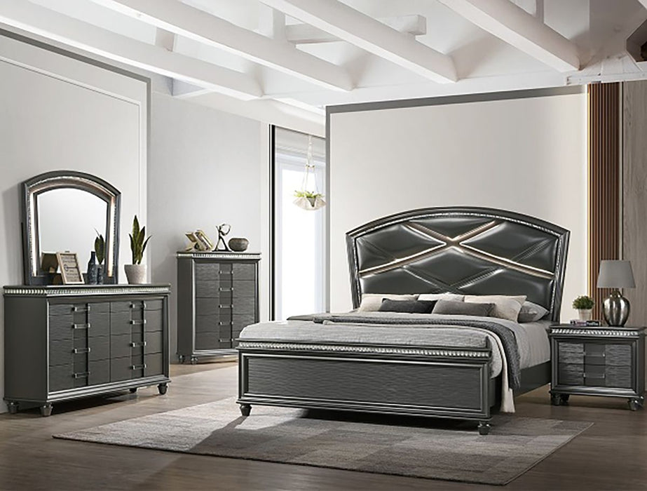 Crown Mark Furniture Adira 8 Drawer Dresser in Silver - Golden Home Furniture (Columbus, OH) - Multi Location