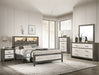 Crown Mark Furniture Rhett King Platform Bed in Gray - Golden Home Furniture (Columbus, OH) - Multi Location