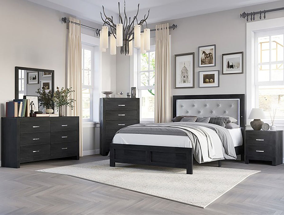 Crown Mark Furniture Jaylen Dresser Mirror in Black - Golden Home Furniture (Columbus, OH) - Multi Location