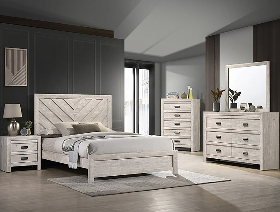 Crown Mark Furniture Valor Queen Panel Bed in Gray B9330-Q - Golden Home Furniture (Columbus, OH) - Multi Location