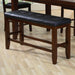 Crown Mark Bardstown Counter Height Bench in Espresso - Golden Home Furniture (Columbus, OH) - Multi Location