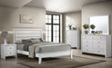 Crown Mark Furniture Evan Full Panel Bed in White - Golden Home Furniture (Columbus, OH) - Multi Location