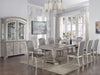 Crown Mark Klina Glam Dining Arm Chair in Light Gray (Set of 2) - Golden Home Furniture (Columbus, OH) - Multi Location