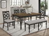 Crown Mark Furniture Hilara Side Chair in Dark Brown (Set of 2) - Golden Home Furniture (Columbus, OH) - Multi Location