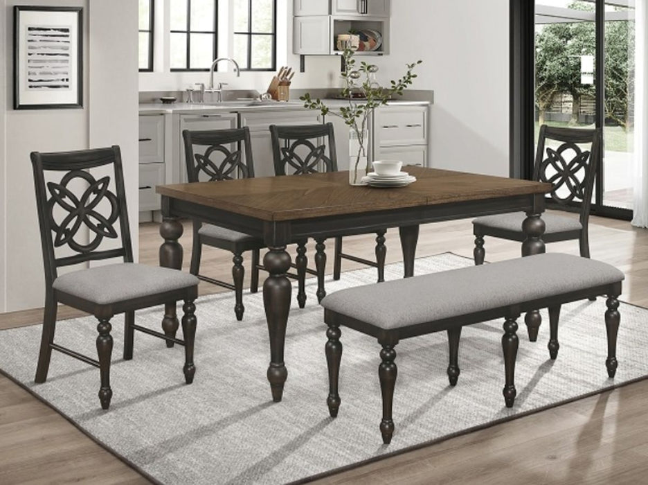 Crown Mark Furniture Hilara Side Chair in Dark Brown (Set of 2) - Golden Home Furniture (Columbus, OH) - Multi Location