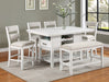 Crown Mark Furniture Wendy Counter Height Chair in White (Set of 2) - Golden Home Furniture (Columbus, OH) - Multi Location