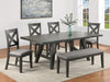 Crown Mark Furniture Rufus Counter Height Table in Dark Gray - Golden Home Furniture (Columbus, OH) - Multi Location