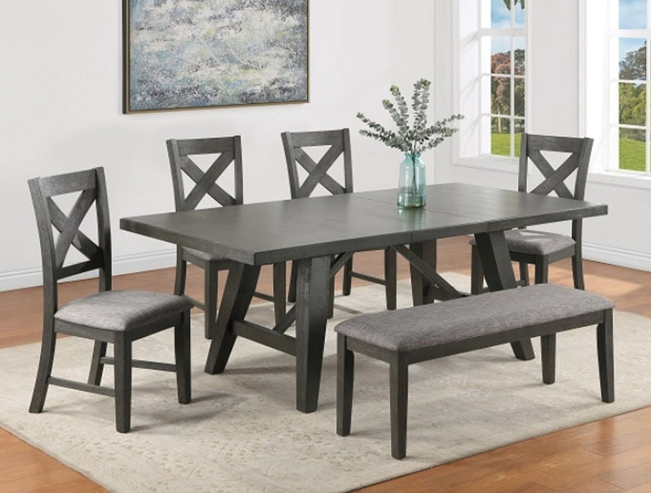 Crown Mark Furniture Rufus Counter Height Table in Dark Gray - Golden Home Furniture (Columbus, OH) - Multi Location