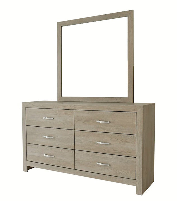 Crown Mark Furniture Jaylen Dresser Mirror in Gray - Golden Home Furniture (Columbus, OH) - Multi Location