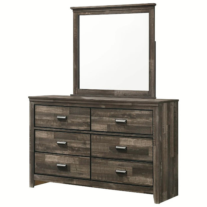 Crown Mark Furniture Carter Dresser Mirror in Brown - Golden Home Furniture (Columbus, OH) - Multi Location