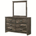 Crown Mark Furniture Carter Dresser Mirror in Brown - Golden Home Furniture (Columbus, OH) - Multi Location