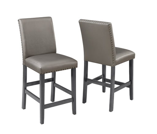BANKSTON COUNTER HEIGHT CHAIR W/NAILHEAD - Golden Home Furniture (Columbus, OH) - Multi Location
