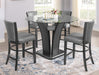 CAMELIA BLACK COUNTER HEIGHT CHAIR - Golden Home Furniture (Columbus, OH) - Multi Location
