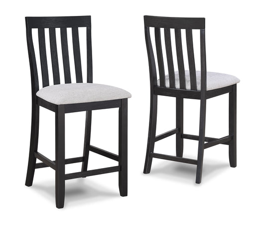 DELFIN COUNTER HEIGHT CHAIR-LIGHT GREY - Golden Home Furniture (Columbus, OH) - Multi Location